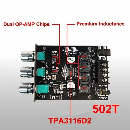 آمپلی فایر بلوتوثی 100 وات مدل BT502T
