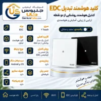 اینفوگرافیک کلید هوشمند تبدیل EDC شیشه‌ای در جنیوس کالا