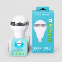 لامپ هوشمند LED RGB با اسپیکر بلوتوثی ۳ وات و پایه E27 در جنیوس کالا